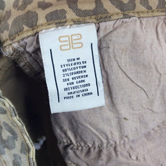 NWT Klique B Los Angeles Shorts Various Leopard Print Cutoff Fringe Denim - Picture 4 of 4